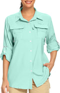 Women's UPF 50+ UV Sun Protection Safari Shirt - Cool Quick Dry Womens