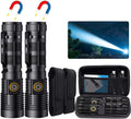 Rechargeable Magnetic Flashlight High Lumens - 1500m Long Beam