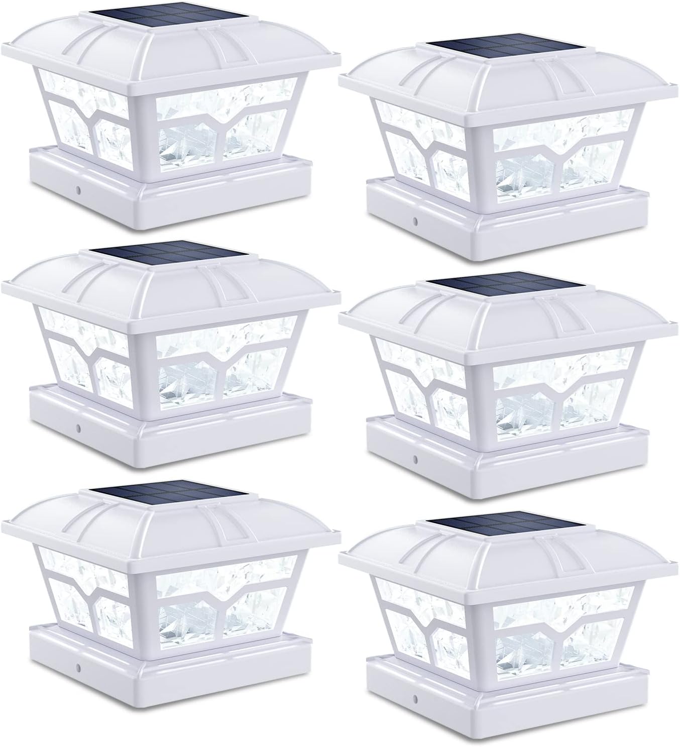 SIEDiNLAR Solar Post Cap Lights for 4x4 5x5 6x6 Posts