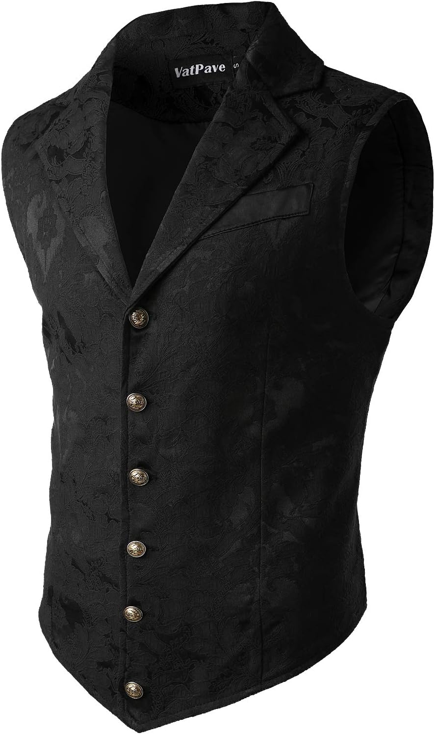 VATPAVE Mens Victorian Suit Vest for Steampunk Style Lovers