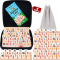 Rummy Cube Game 6-8 Players with Portable Travel Case - Classic Family