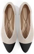 Flats for Women Pointed Toe Knit Ballet Comfortable Washable Flats any