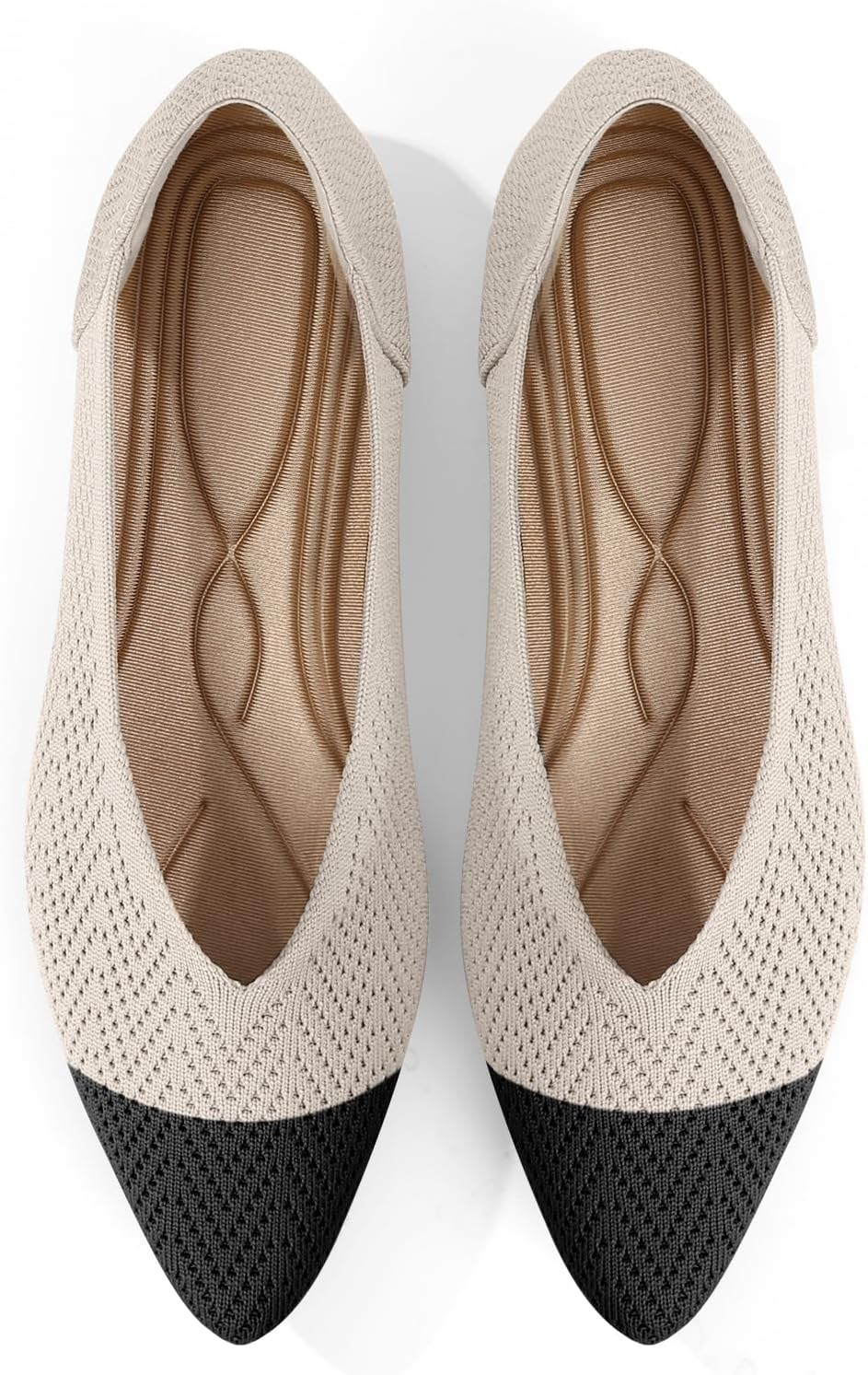 Comfortable Knit Ballet Flats for Women - Washable & Stylish