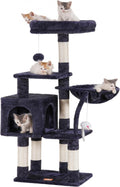 Heybly Cat Tree with Toy - Cozy Cat Tower Condo for Indoor Cats