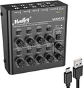 Moukey 8 Channel Low Noise Audio Mixer for Small Clubs and Bars