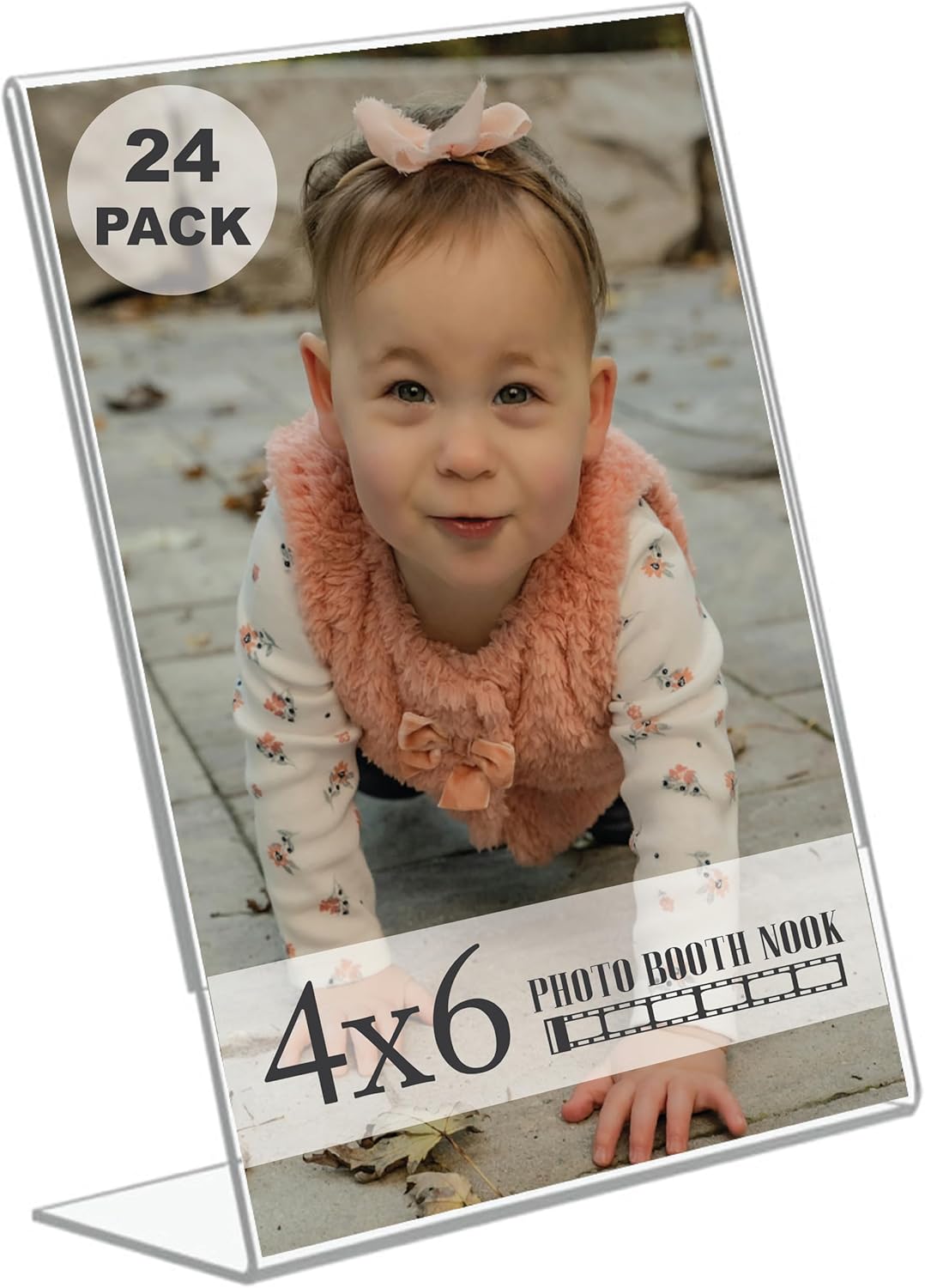 4x6 Acrylic Sign Holder - Crystal Clear Picture Frames in Bulk