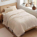 Zzlpp Twin Comforter Set 5 Pieces - All Season Tufted Bedding