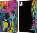Dean Russo Yorkie Dogs Leather Wallet Case for iPad Air 11