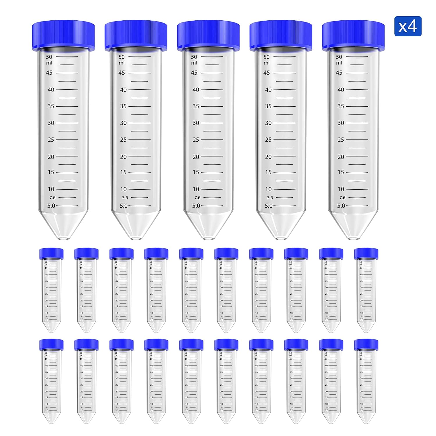 SimPure 50mL Conical Centrifuge Tubes for Lab Testing Needs