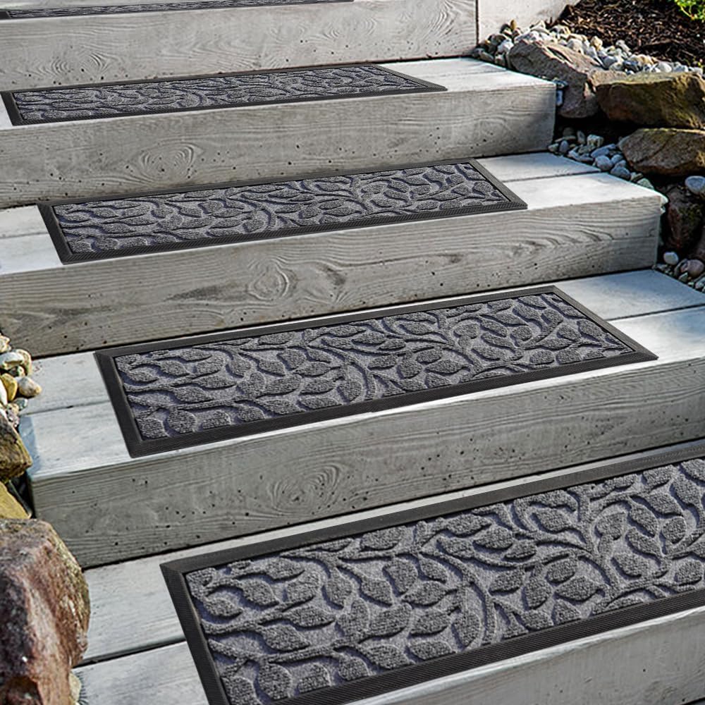 Aucuda Non Slip Outdoor Stair Treads for Safety and Comfort