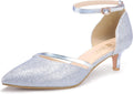 IN2 Maxine Low Kitten Heels Dress Pumps - Elegant Closed Toe Pumps