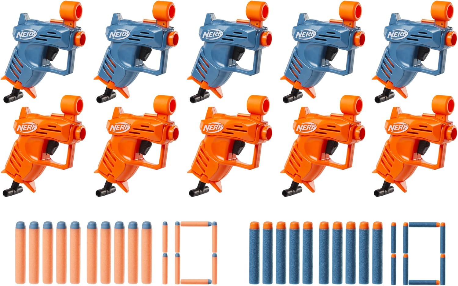 NERF Elite Ace SD-1 Party Pack with 10 Blasters and Darts