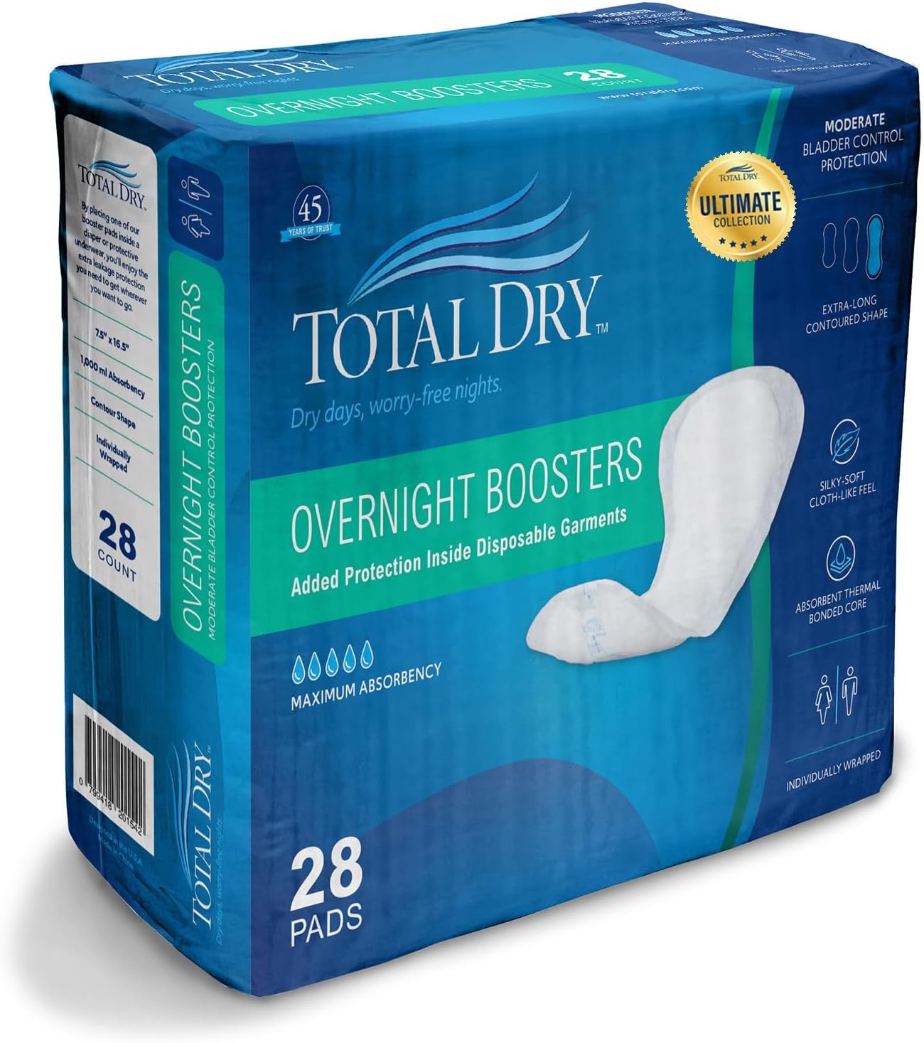Ultimate Booster Pads for Women & Men - Extra-Absorbent Inserts
