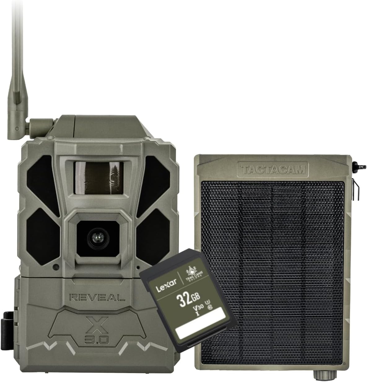 TACTACAM Reveal X Gen 3.0 Cellular Trail Camera with Solar Panel