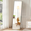Full Length Mirror with Stand 59in x 16in - Slim Shatterproof Floor