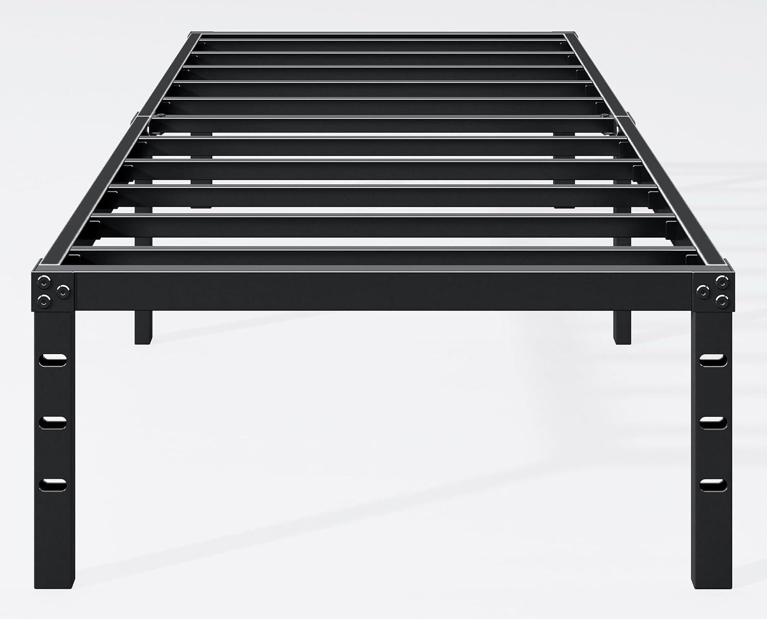 Sturdy Metal Twin Bed Frame for Minimalist Bedroom Style