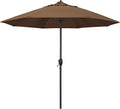 9 ft Round Sunbrella Aluminum Outdoor Deck Umbrella - Auto Tilt