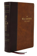 NKJV MacArthur Study Bible, 2nd Edition Leathersoft Brown - In-Depth