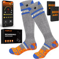 8000mAh Heated Socks for Men Women with App Control and Comfort