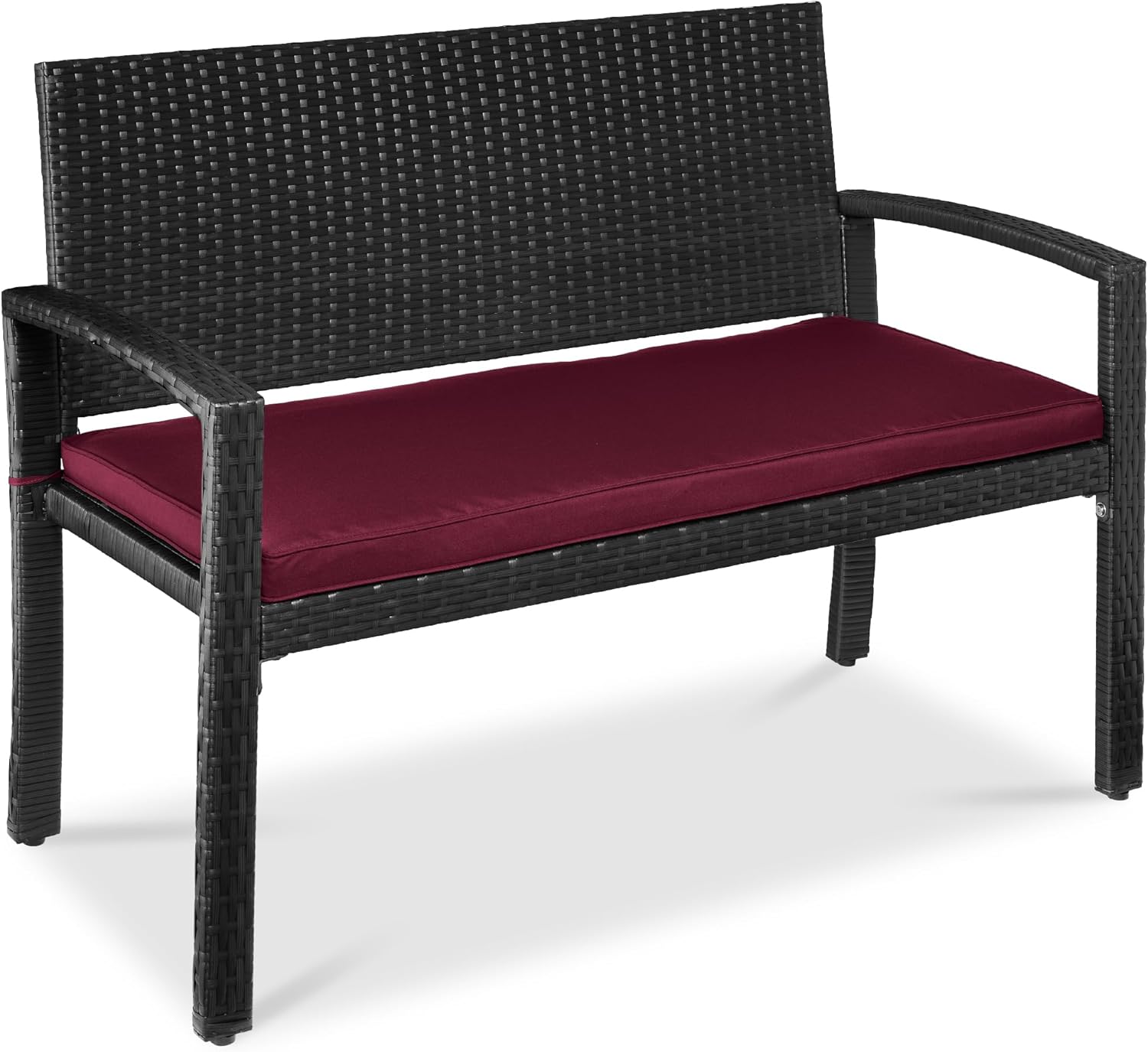 Best Choice Products Outdoor Bench for 2-Person Seating Comfort