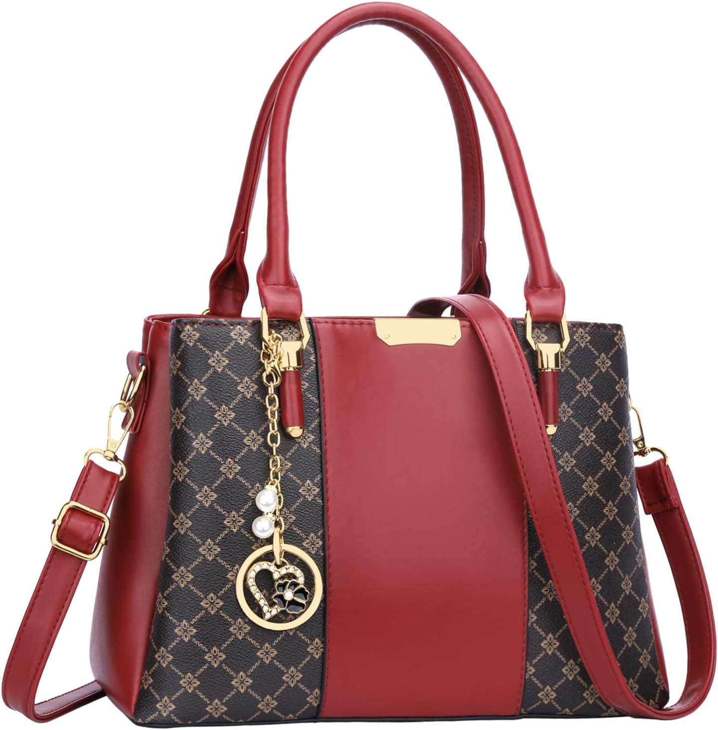 KKXIU 3 Zippered Compartments Handbags for Women - Stylish & Practical