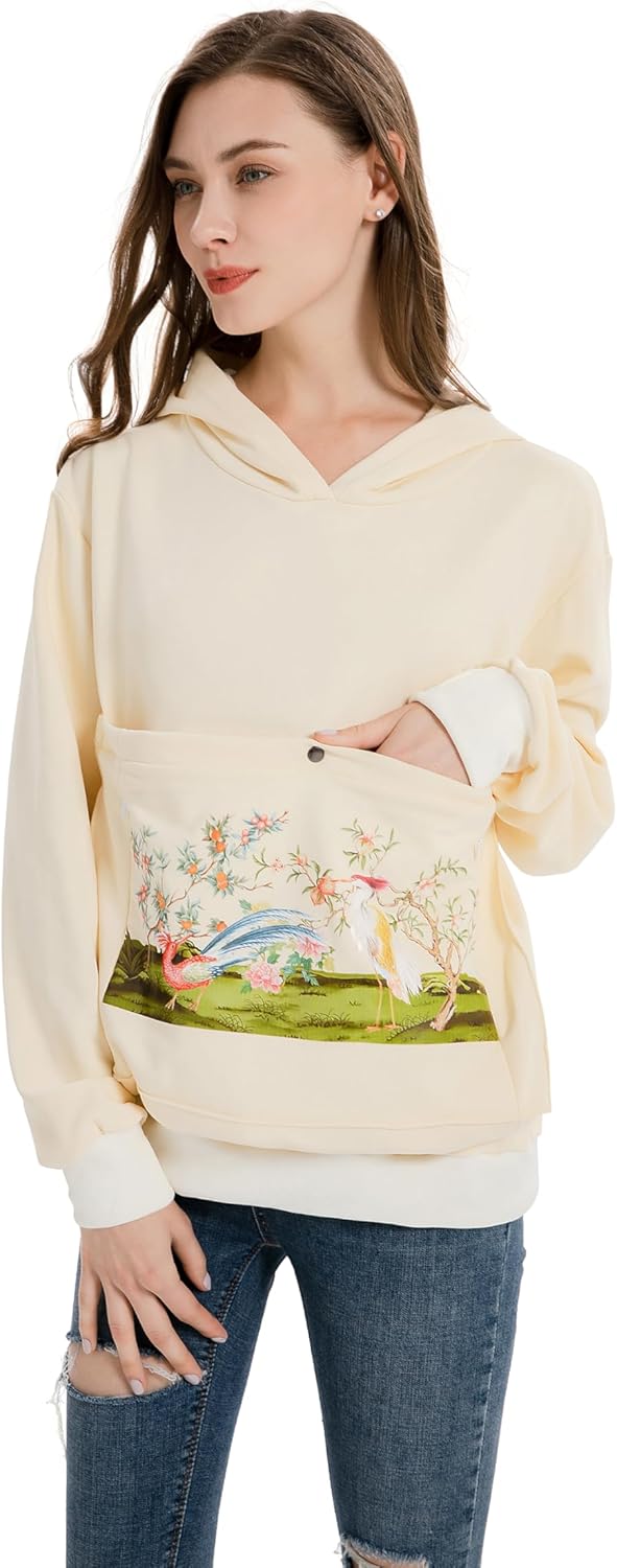 ALYC Pet Carrier Hoodie: Comfy Kangaroo Pouch