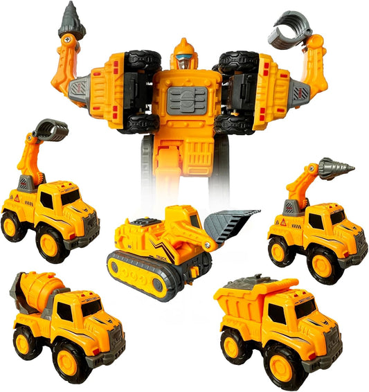 OTONOPI 5-In-1 Transforming Robot Toys for Kids