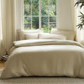 DOZ Duvet Cover Set Full/Queen 90x90 Sand - Cooling Bamboo Viscose