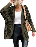 Leopard Cardigan for Women Long Sleeve Open Front Cardigan - Cozy