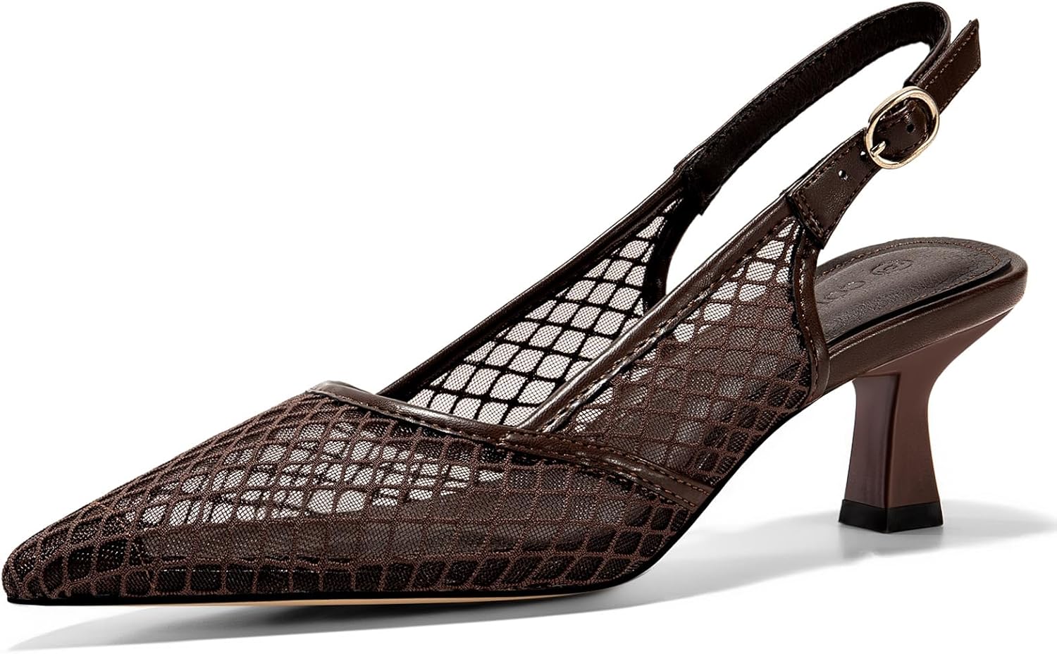 Coutgo Women's Slingback Kitten Low Heels for Every Occasion