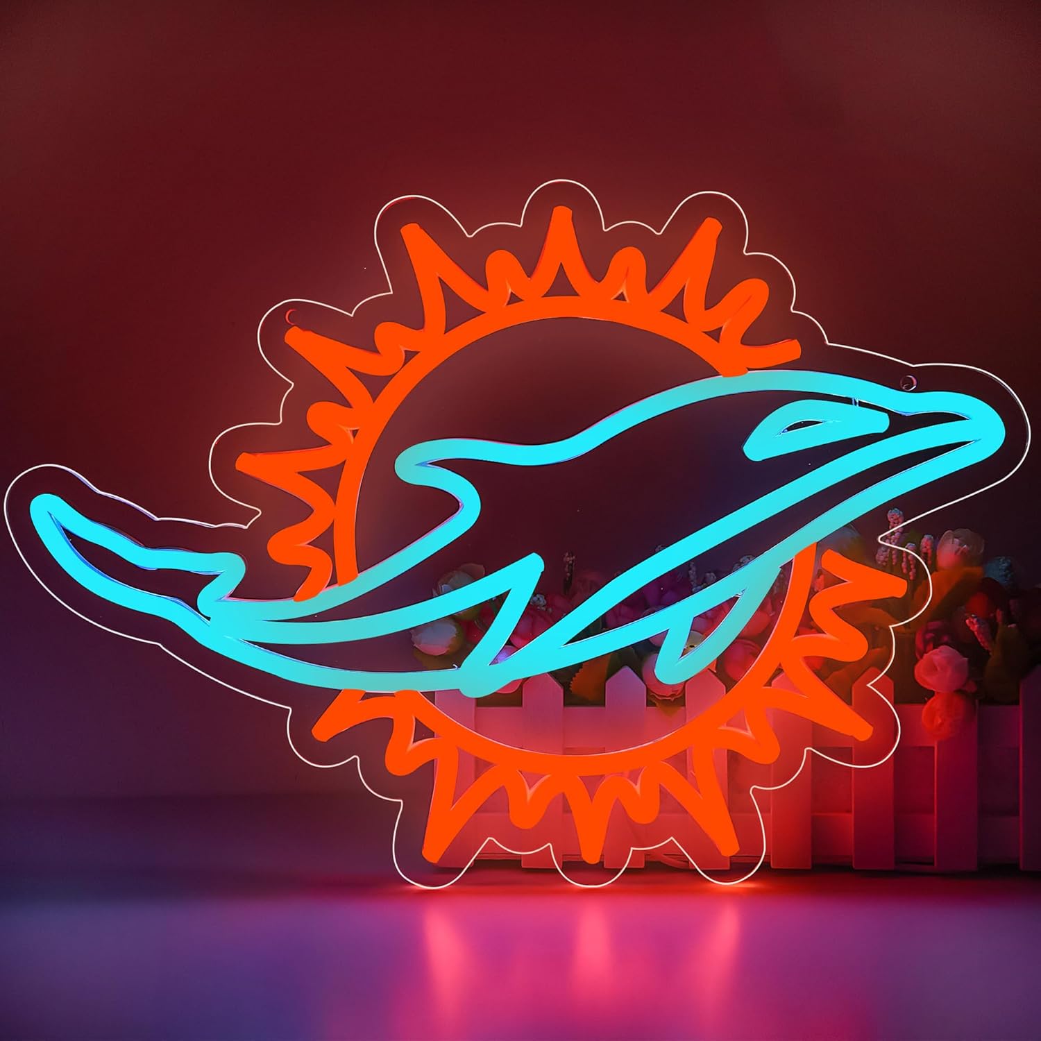 Football Neon Sign for Wall Decor - Perfect for Man Cave