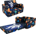 MeMoreCool Folding Kids Couch 2-in-1 Toddler Sofa Bed - Cozy Playroom