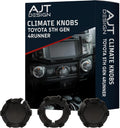 Climate Control Knobs for Toyota 4Runner 5th Gen - Rugged Matte Black