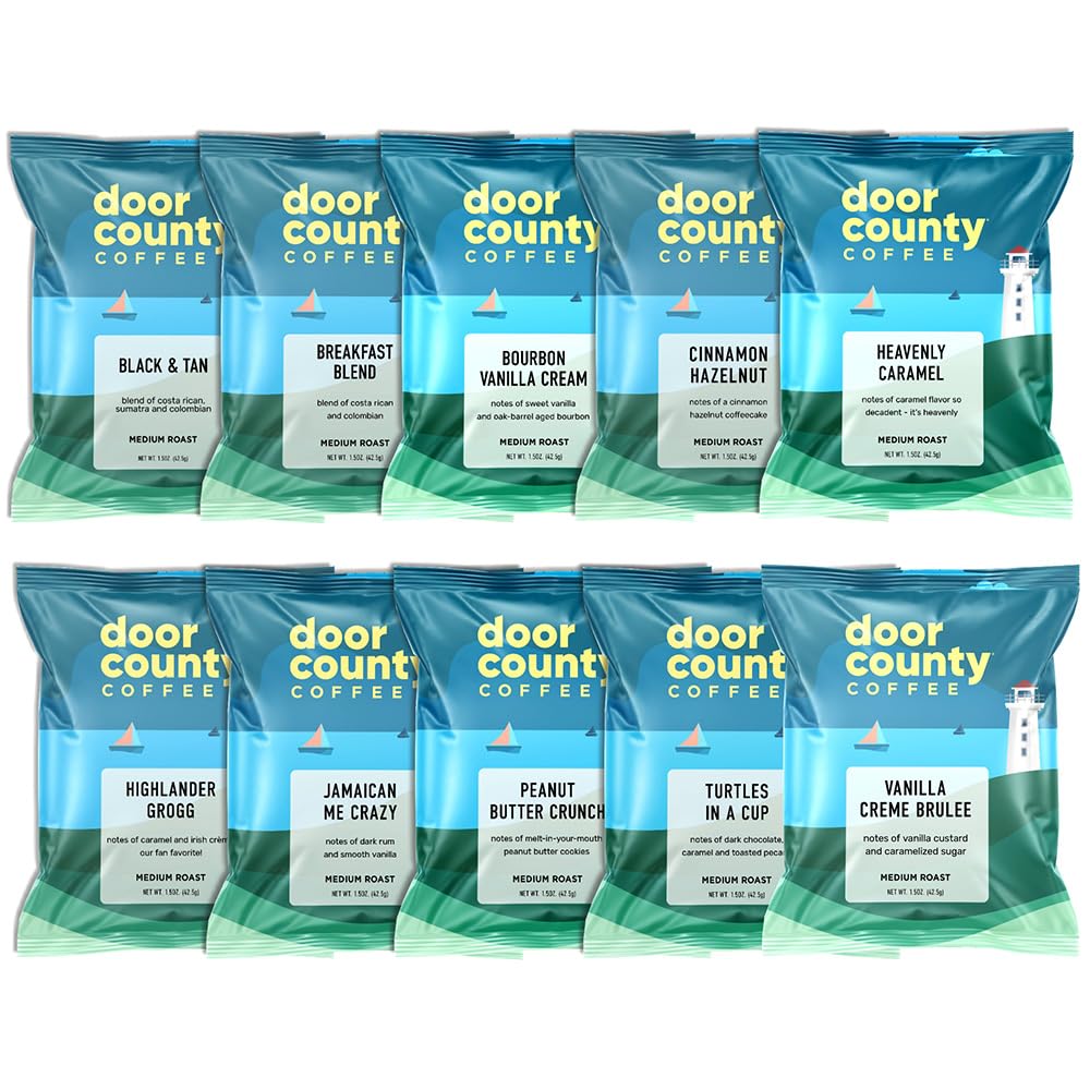 Delightful Gourmet Coffee Sampler - 10 Unique Flavors!