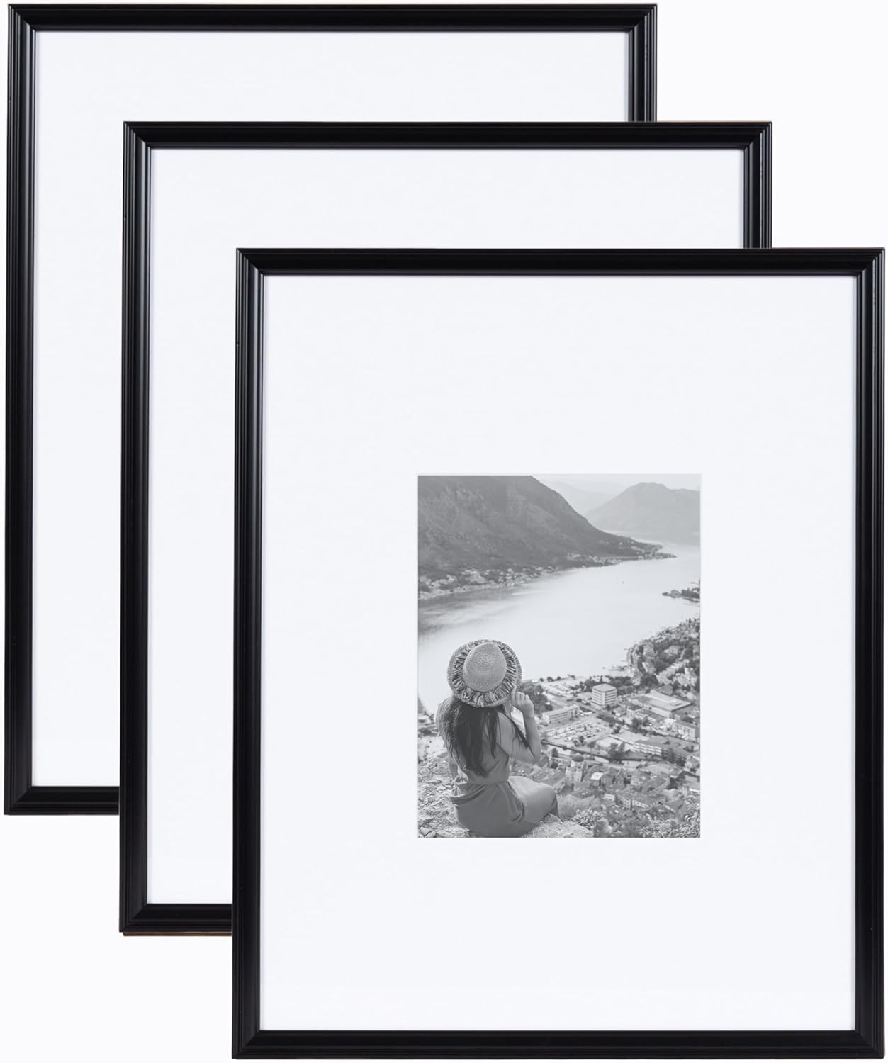 Kate and Laurel Adlynn Rectangle Picture Frame Set of 3