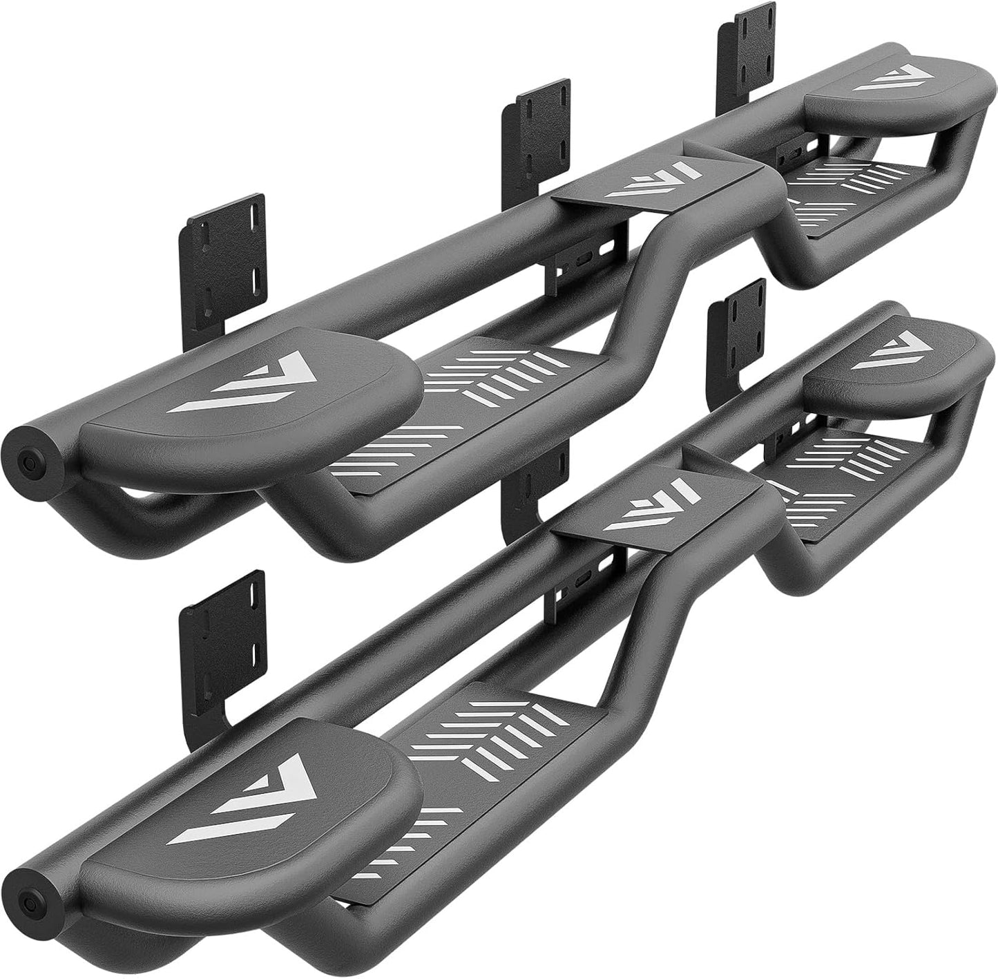 Three Raised Steps Running Boards for 1999-2016 Ford F250 F350