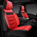 CAR PASS Leather Car Seat Covers Front Seats Only - Sporty Waterproof