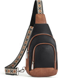 BOSTANTEN Sling Bag for Women Leather Crossbody Purse Travel