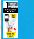 Graph Ruled Spiral Notebook - 1 Subject Tidewater Blue - Lasts All