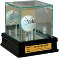 Golf Ball Display Case (Black w/ Engraving) - Personalized Showcase