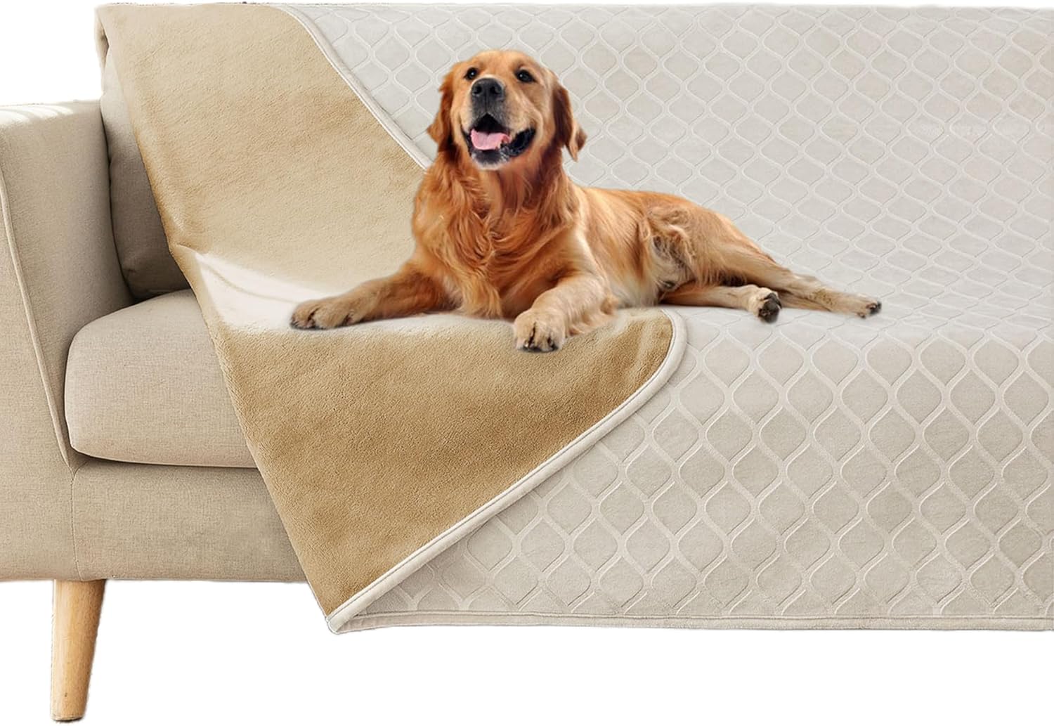 fuguitex Waterproof Dog Blanket for Couch and Sofa Protection