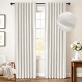 INOVADAY 100% Blackout Curtains 84 in 2-Panel Set - True Room