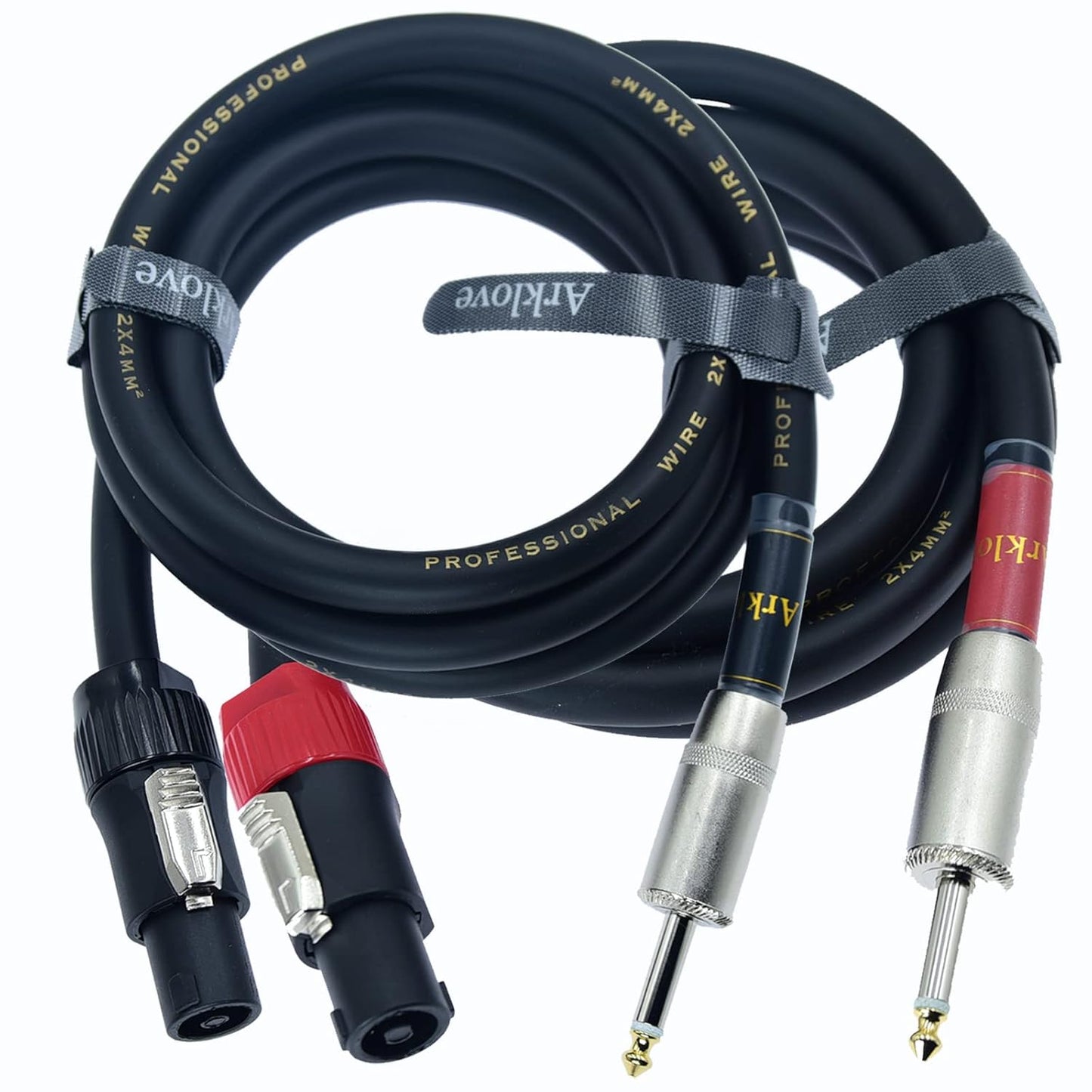 High-Quality 12awg Speakon to 1/4 Inch Adapter Speaker Cable