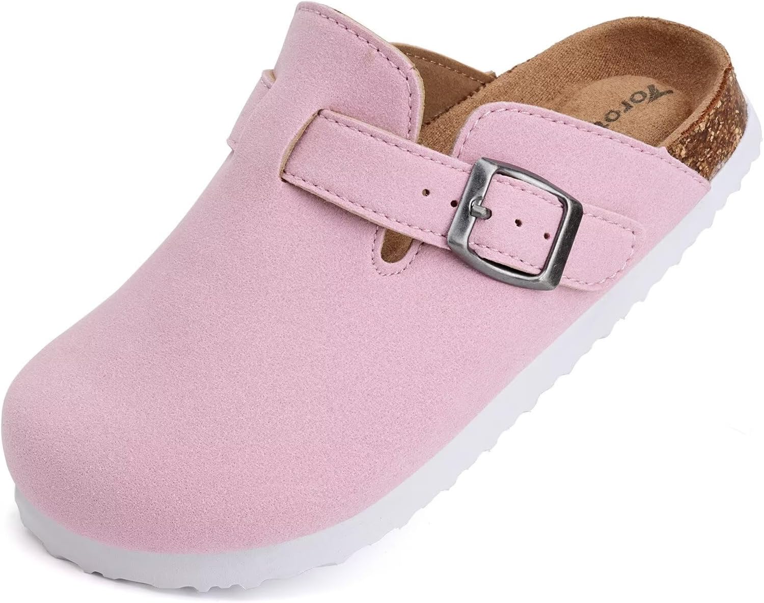 Torotto Kids Suede Clogs with Arch Support for Comfort