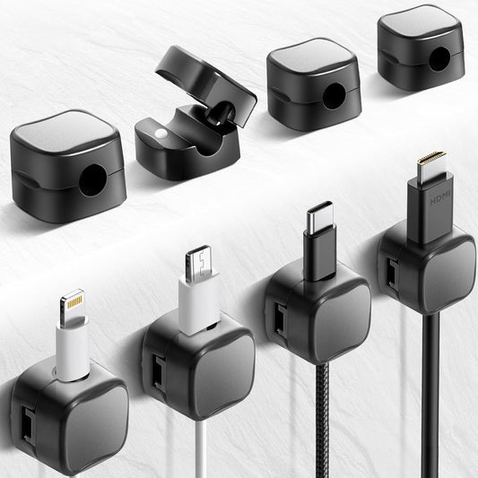 Magnetic Cable Clips - Tidy Cords Effortlessly!
