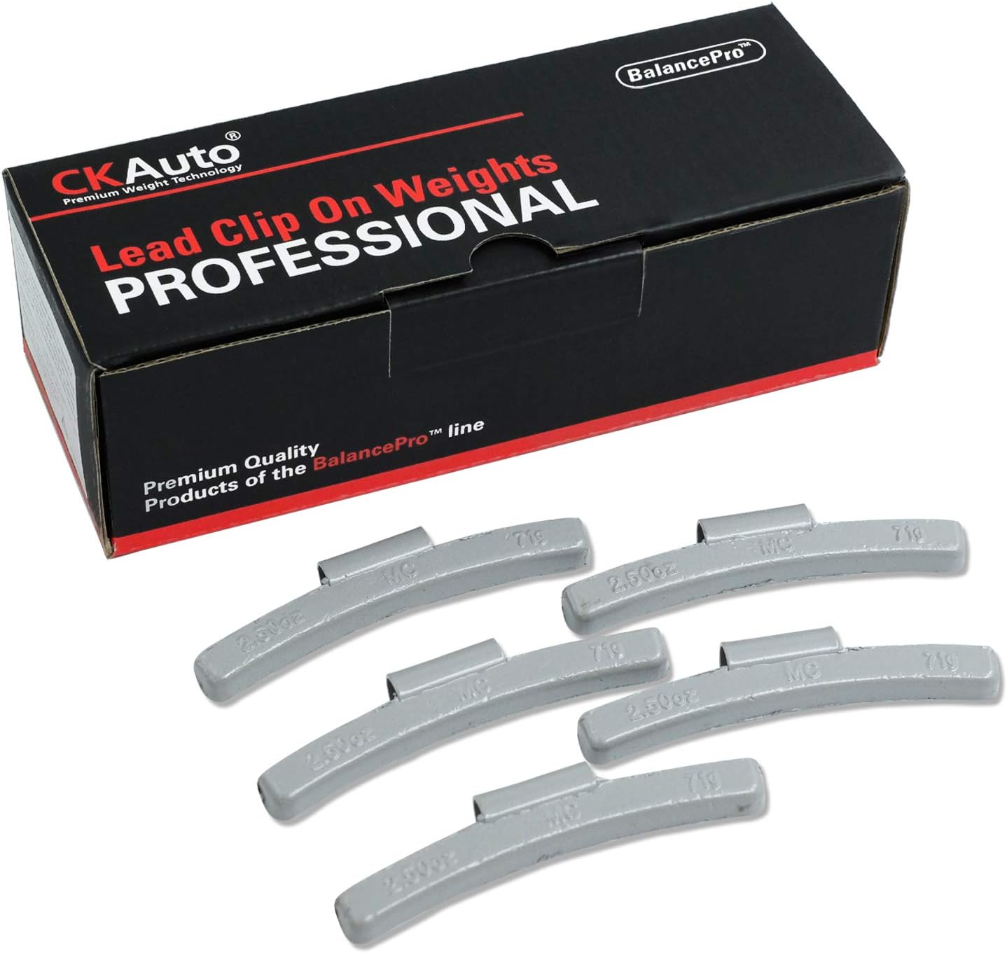CKAuto MC-Series Coated Wheel Weights for Passenger Cars and SUVs