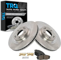 TRQ Front Brake Pad & Rotor Kit Compatible with 2015-2021 Kia Sedona