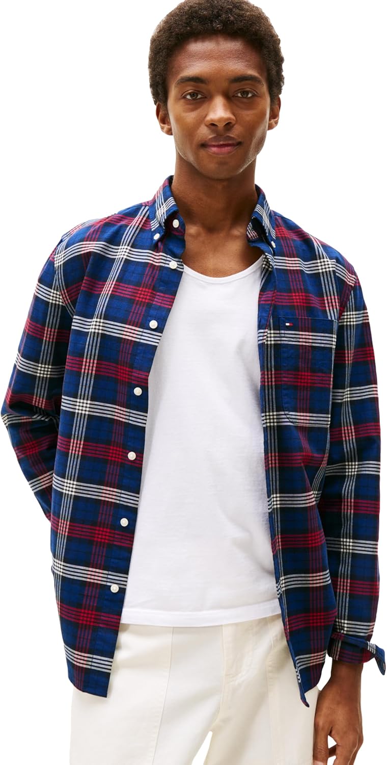 Tommy Hilfiger Long Sleeve Oxford Regular Fit Button Down Shirt