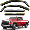 In-Channel Rain Guards for Chevy Silverado and GMC Sierra Trucks