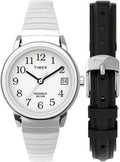 Timex Womens Easy Reader Watch - Clear Dial, Interchangeable Bands